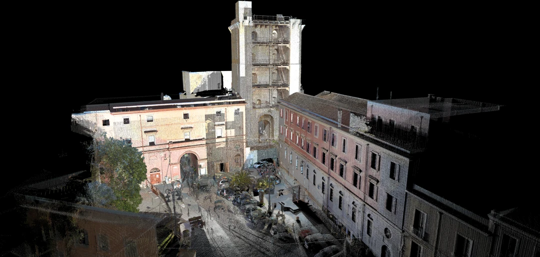 Fotogrammetria della torre di San Pancrazio - Cagliari - Archimeter