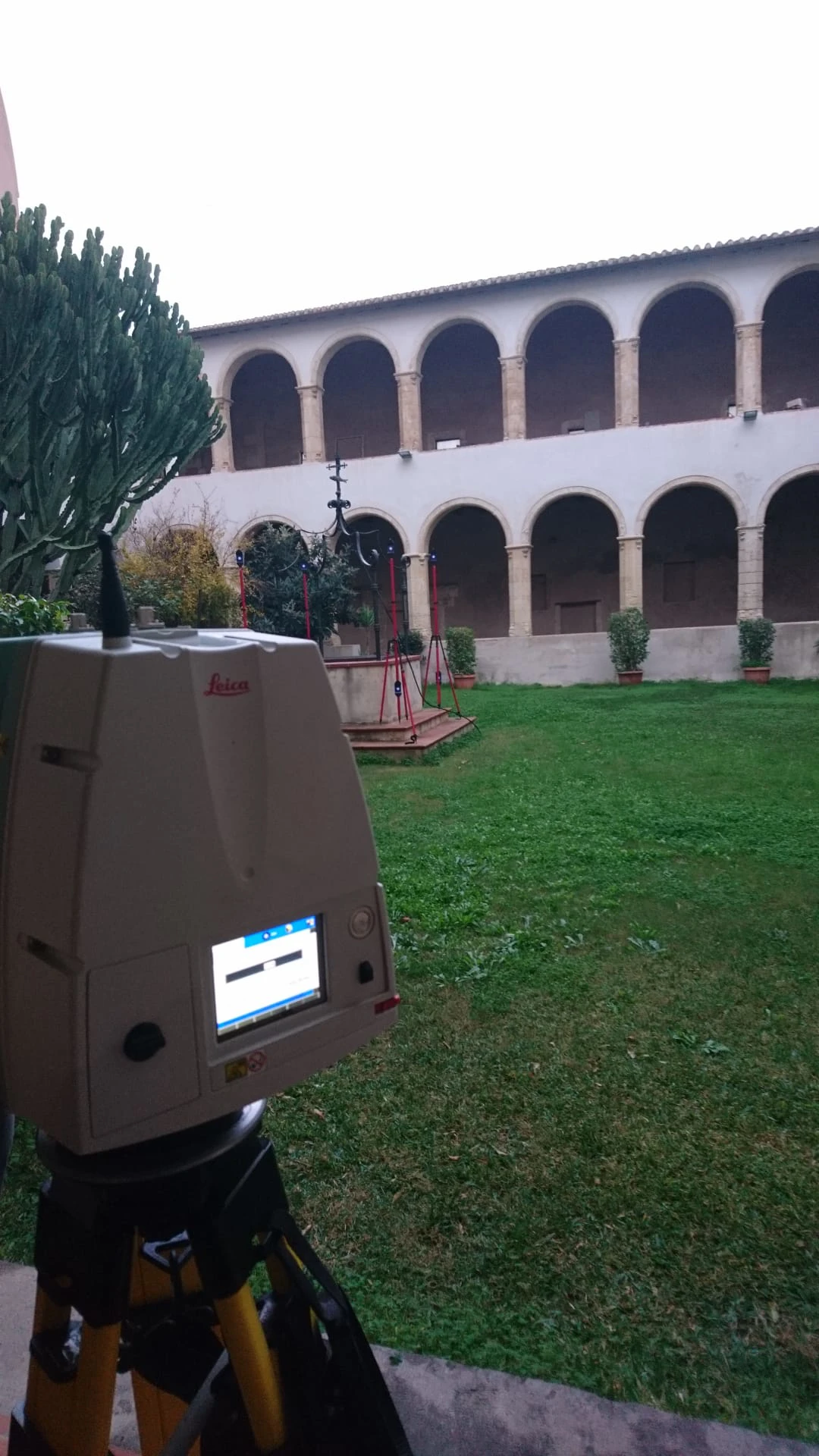 Vista laser scanner 3D Chiostro di San Domenico - Cagliari - Archimeter