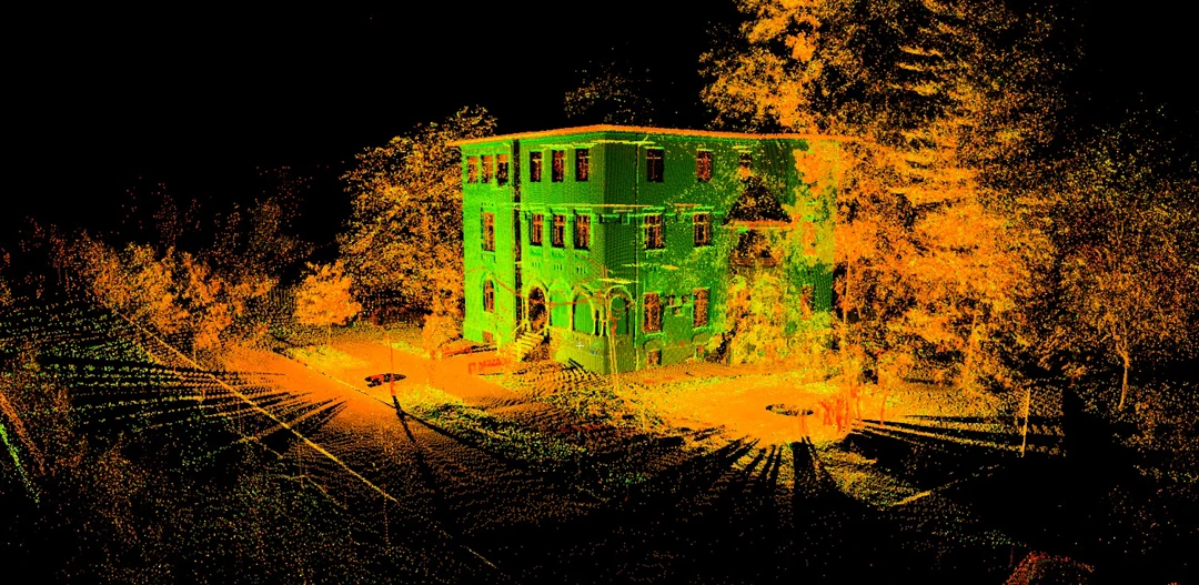 3d laser scanner survey Agrochemistry Building - University of Bucharest - Archimeter