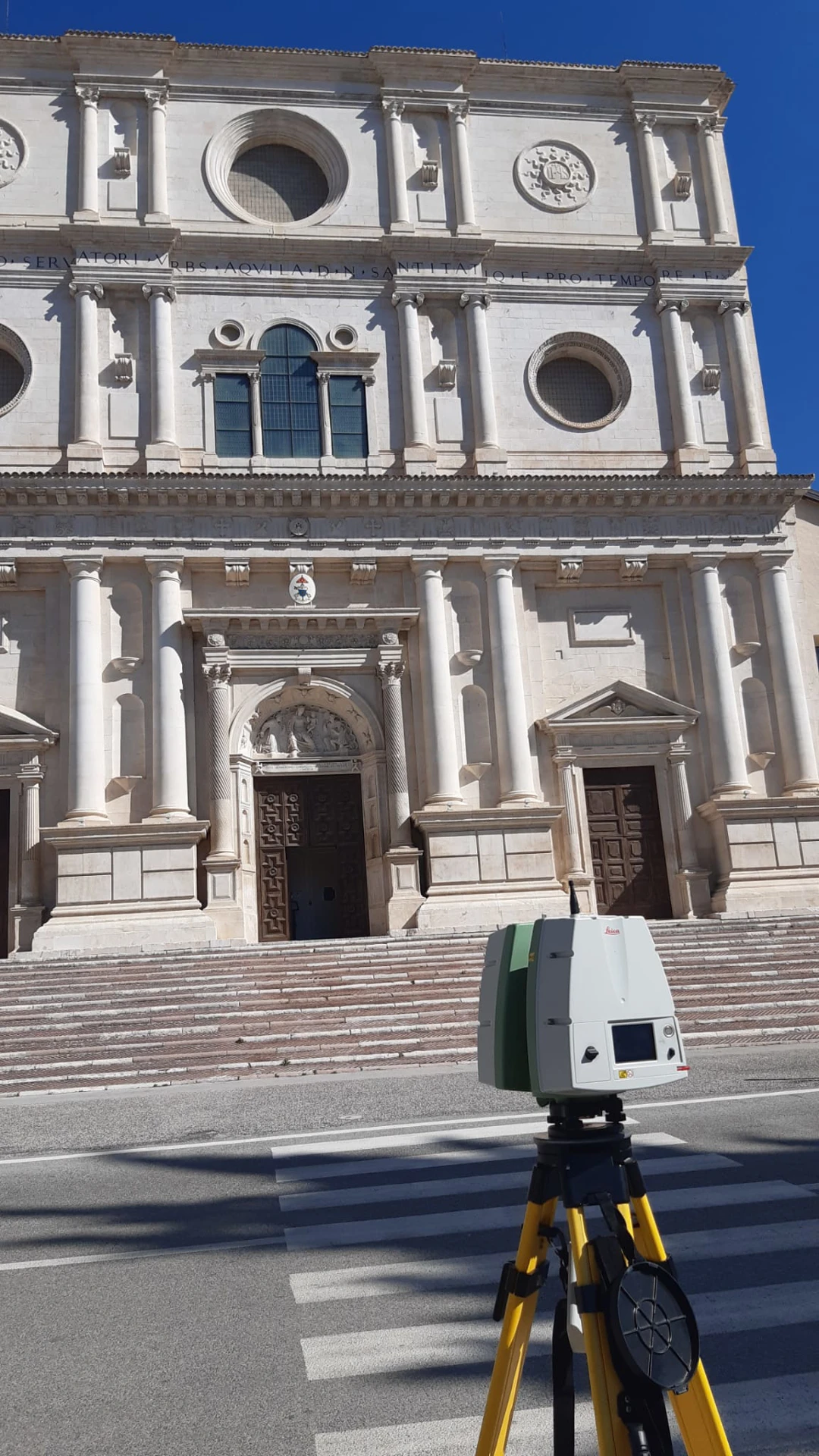 Rilievo laser della basilica di San Bernardino da Siena – L’Aquila - Archimeter
