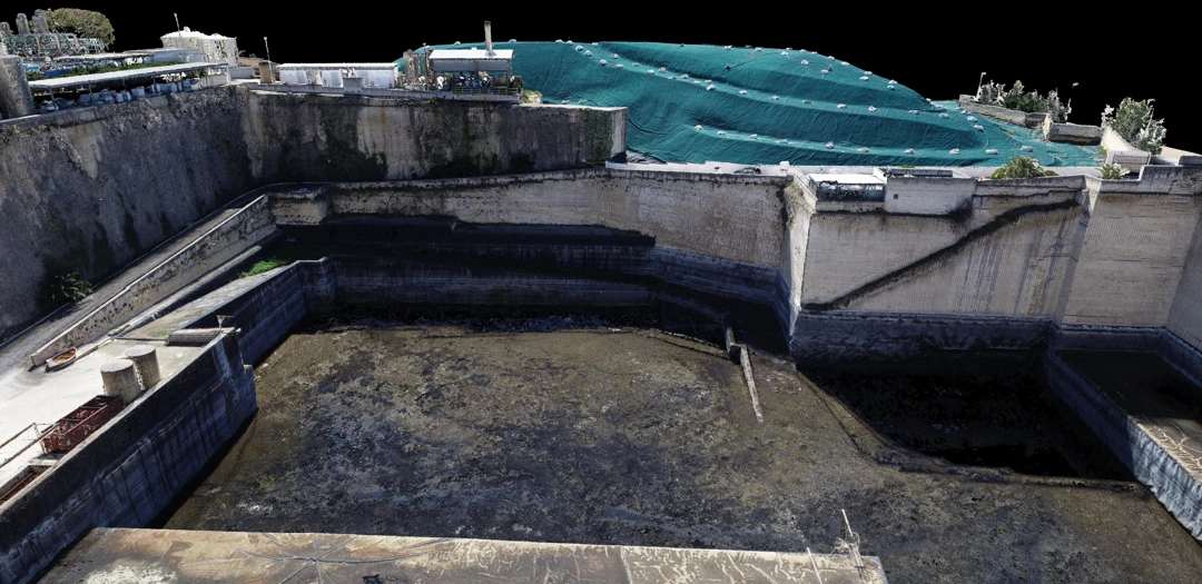 Photogrammetry industrial wastewater treatment plant - Archimeter