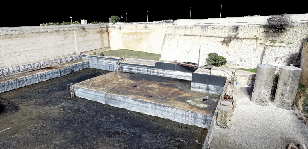 Photogrammetry industrial wastewater treatment plant - Archimeter