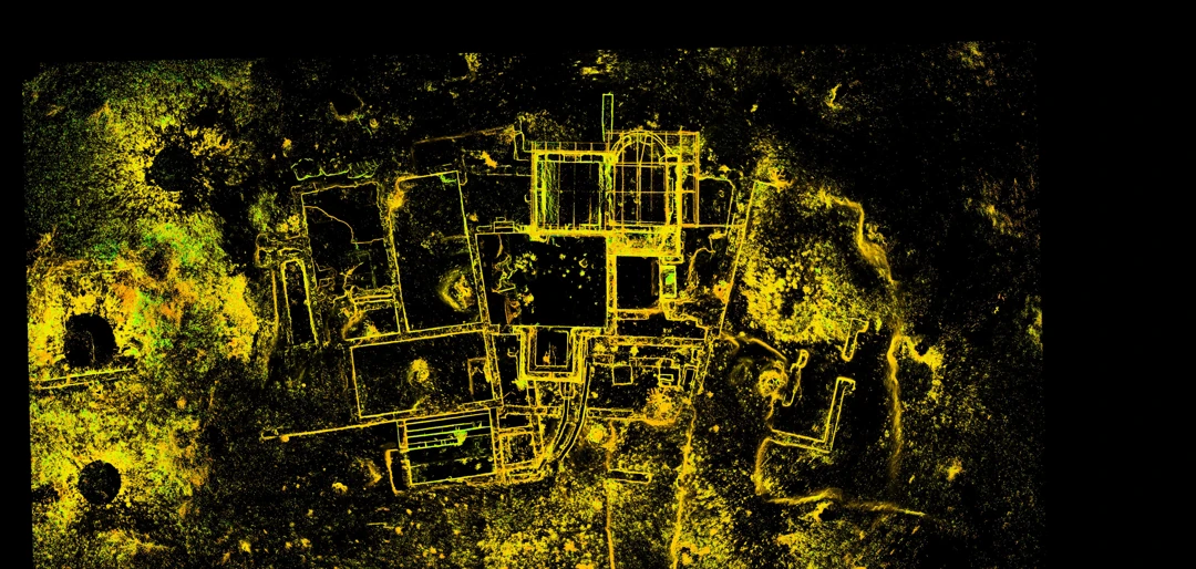 3d laser scanner survey The Devil's House (Roman Villa) - Lavello - Archimeter