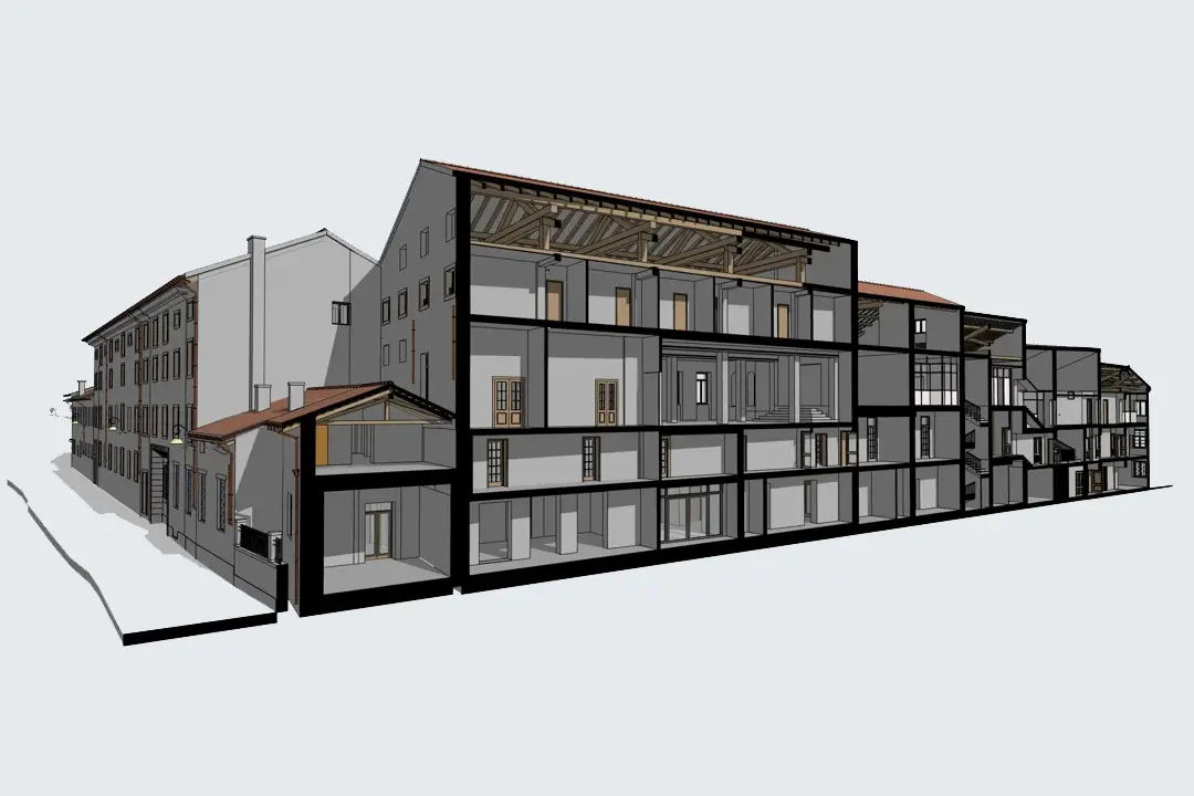 bim e modellazione 3d Caserma Savorgnan Udine bim e modellazione 3d Caserma Savorgnan Udine