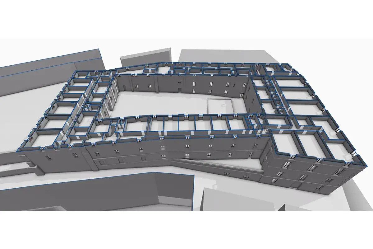 modello bim 3d caserma catanzaro modello bim 3d caserma catanzaro
