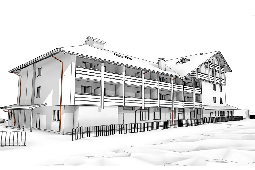modello bim villa irma dobbiaco bolzano modello bim villa irma dobbiaco bolzano